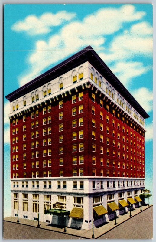 Vtg Little Rock Arkansas AR Hotel Lafayette 1960s Old Chrome View Postcard