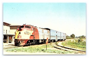 Rock Island Number 630 Blue Island Illinois Postcard Railroad Train