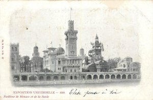 France Paris International Exposition 1900 Monaco & Sweden Pavilions