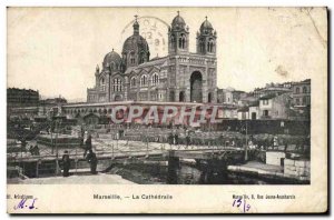 Old Postcard Marseille La Cathedrale