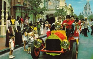 Walt Disney World, #01110202,  Mickey, Riding Down Main Street, , Old Postcard