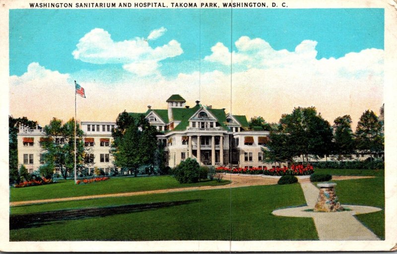 Washington D C Takoma Park Washington Sanitarium and Hospital 1935