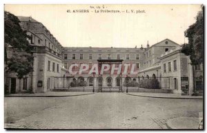 Angers Old Postcard La Prefecture