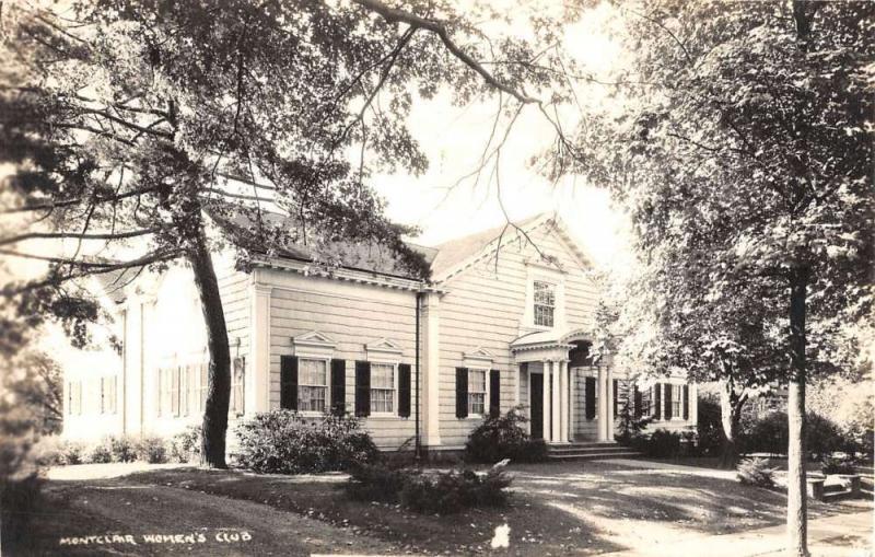 Montclair New Jersey Womens Club Real Photo Antique Postcard K40995