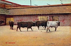 LOT OF 7 BULLFIGHTING IN SPAIN POSTCARDS~SUERTA de CAPA-VARA-ENCIERRO-CUSDRILLA