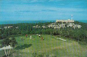 Hole On New Golf Course At Lake Minnewaska New York