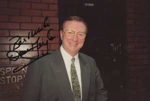 Dennis Taylor Snooker Large 8x6 Stage Door Hand Signed Photo