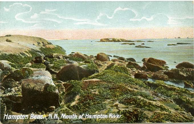 Mouth of the Hampton River - Hampton Beach NH, New Hampshire - DB