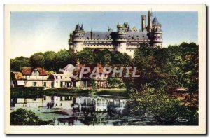 Old Postcard Pierrefonds Chateau