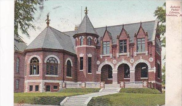 Maine Lewiston Auburn Public Library 1908