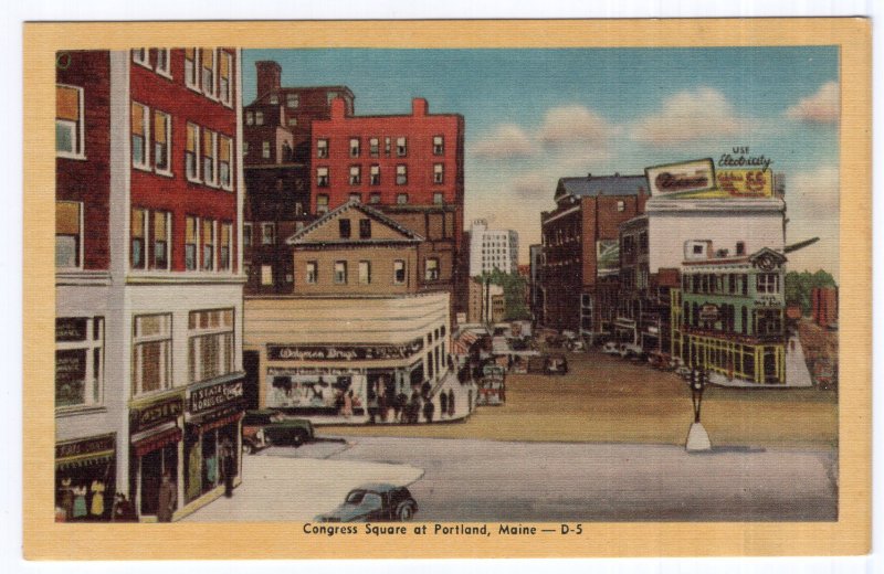 Congress Square at Portland, Maine