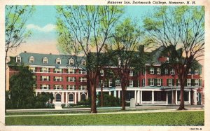 Vintage Postcard 1948 Hannover Inn Dartmouth College Hanover New Hampshire NH