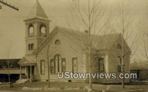 Real Photo, Methodist Church in Corinna, Maine