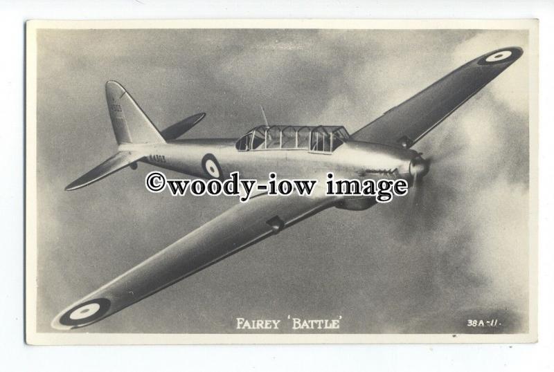 ac0179 - Aircraft - Fairey Battle - postcard