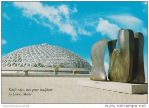 Canada Vancouver Bloedel Conservatory With Knife Edge Sculpture Queen Elizabe...