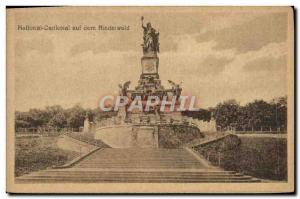 Old Postcard National Denlkmal Auf Dem Niederwald