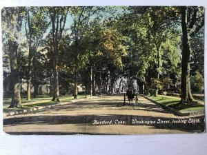 Vintage Postcard 1914 Washington Street, South Hartford, Connecticut (CT)
