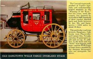 Old Hangtown Wells Fargo Overland Stage