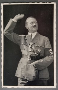 THIRD 3rd REICH ORIGINAL PROPAGANDA CARD ADOLF HITLER