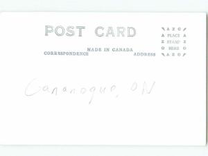 Pre-1949 rppc NICE VIEW Ganonoque - Near Kingston Ontario ON W1074