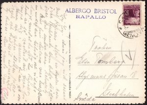 Italy old Post card - View of Rapallo 1948 used