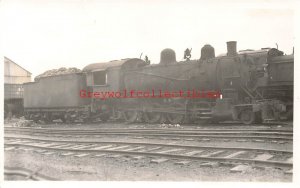 Railroad, Chicago, Attica and Southern RR, Engine #334, RPPC