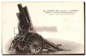 Postcard Old Army Artillery 240mm Mortar Boche