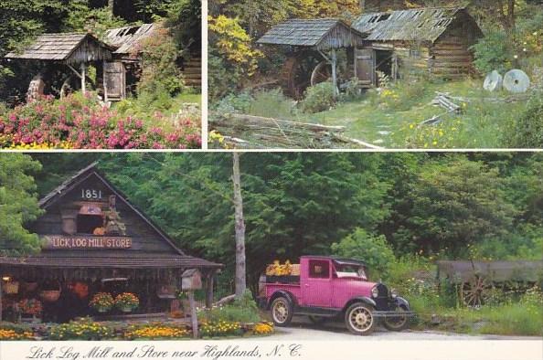 North Carolina Highlands Lick Log Mill and Store