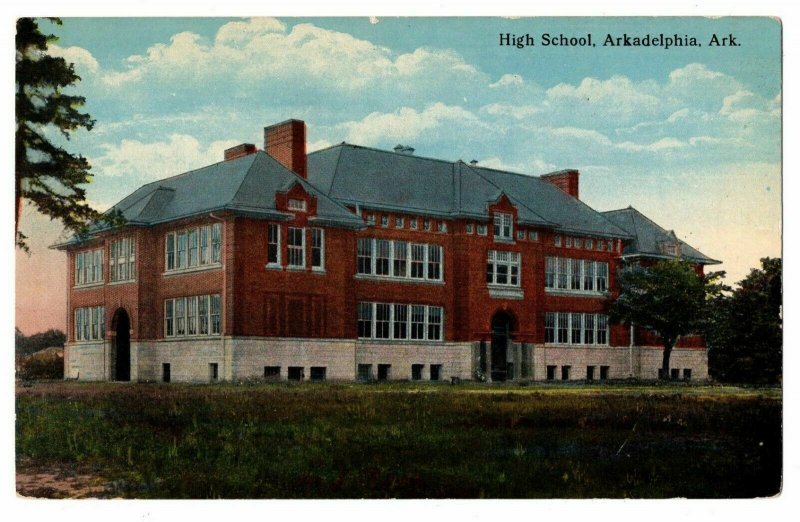 Arkansas Arkadelphia High School Postcard #75031