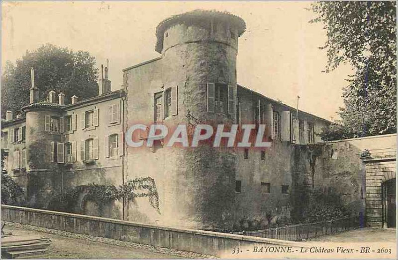 Postcard Old Bayonne Le Vieux Chateau