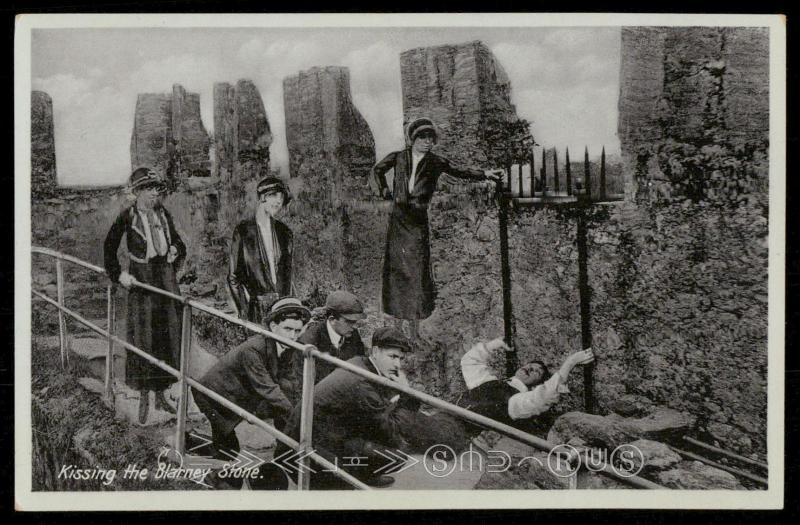 Kissing the Blarney Stone