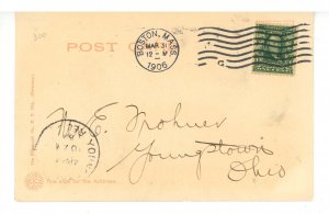 MA - Boston. Franklin Park, The Overlook ca 1906  (discolored)