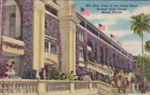 Florida Miami Hialeah Race Course Rear View Of The Grand Stand Curteich