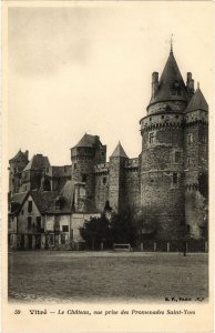 CPA VITRE Le Chateau - Vue prise des Promenades Saint-Yves (1295666)