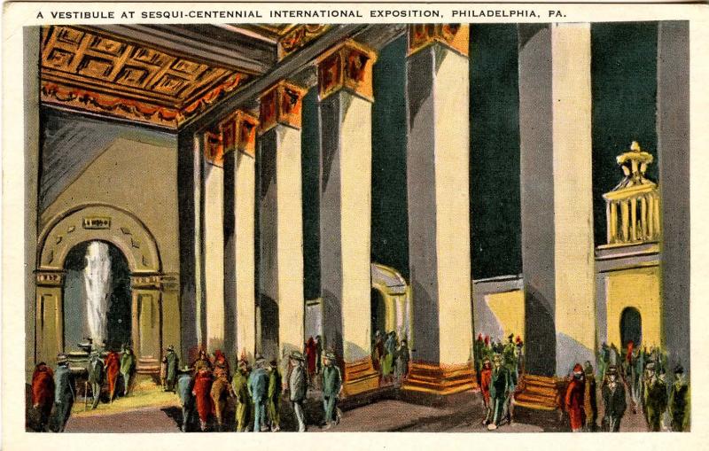 PA - Philadelphia. 1926 Sesqui-Centennial Int'l Expo. A Vestibule