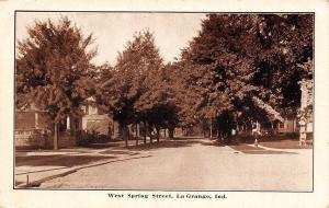 La Grange IN Home~Stone Foundation~301 W Spring St @ Mountain~Fire Hydrant c1914 