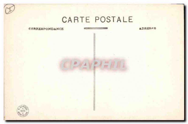 Postcard Old Square of Montpellier Comedy