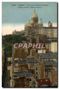 Old Postcard Paris View of the Sacred Heart