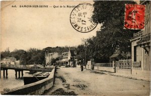 CPA SAMOIS-sur-SEINE - Quai de la Republique (292639)