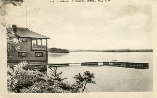 NY - Aurora, Wells College Boat House