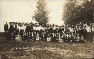 Haverhill MA Dustin Duston Reunion 1908 Real Photo Postcard