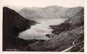 Montenegro Kotorski Zaliv Kotor Bay Scenic View Real Photo Postcard J63648