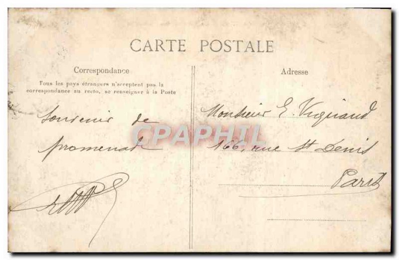 Old Postcard Mantes Le Coteau des Celestins