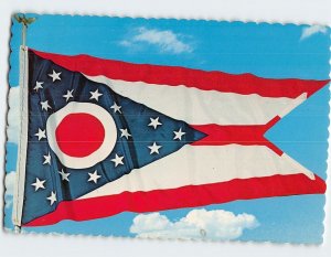 Postcard Ohios State Flag Ohio USA