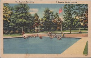 Postcard The Pool at Nawakwa Biglerville PA