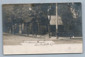 LAMBERTVILLE NJ J. ST. ANDREW'S CHURCH ANTIQUE REAL PHOTO POSTCARD RPPC