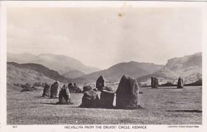 Scotland Keswick Helvellyn From The Druids Circle Real Photo