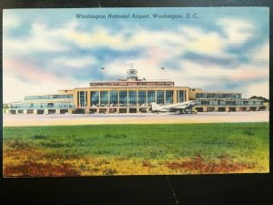 Vintage Postcard 1930-1945 Washington National Airport Washington D.C. (**)