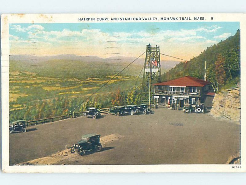 1928 STAMFORD VALLEY GAS STATION - MOHAWK TRAIL Clarksburg North Adams MA AD7025