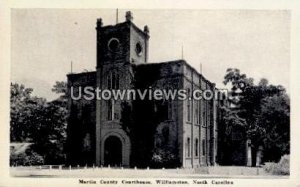 Martin County Courthouse - Williamston, North Carolina NC Postcard